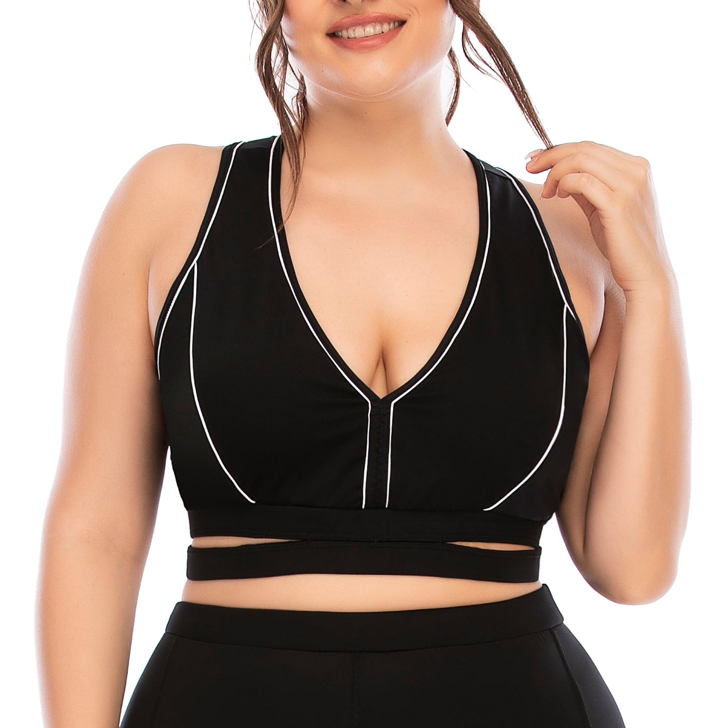 Plus Size Fitness Yoga Set