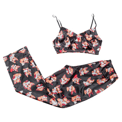 Fox Print Pajama Set