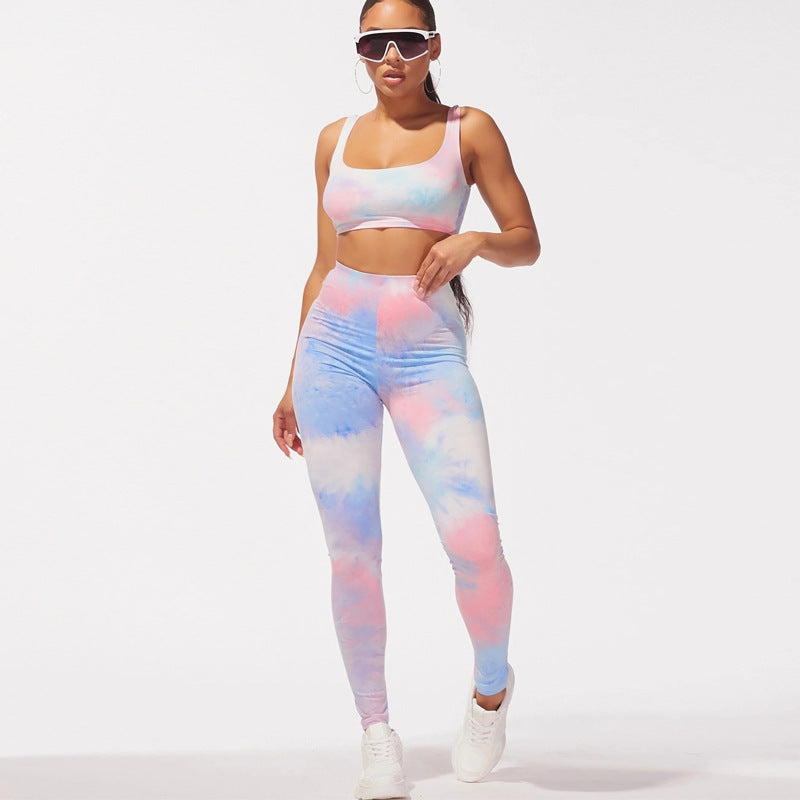 Cotton Candy Yoga Leggings Set