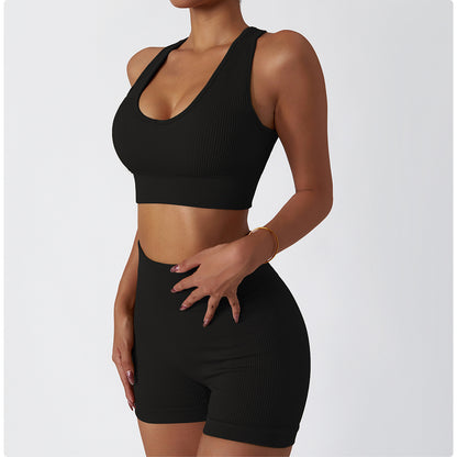 High Waist Crop Top Yoga Set