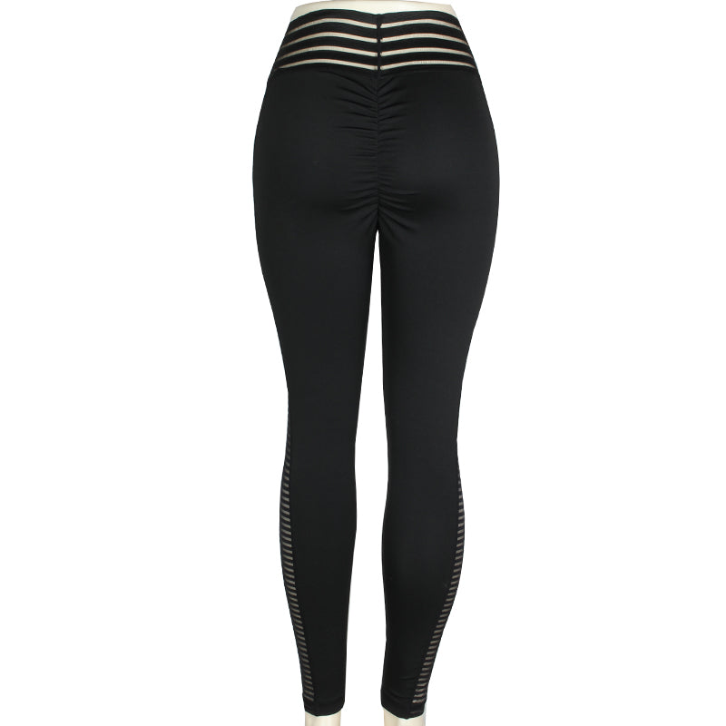 Mesh Stitched Yoga Leggings