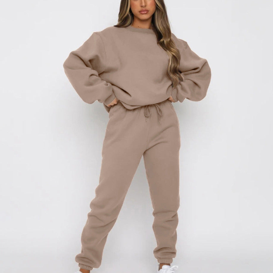 Casual Long Sleeve Sweat Set