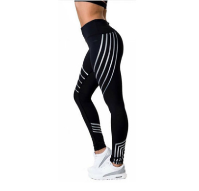 Stripe Glow Yoga Leggings