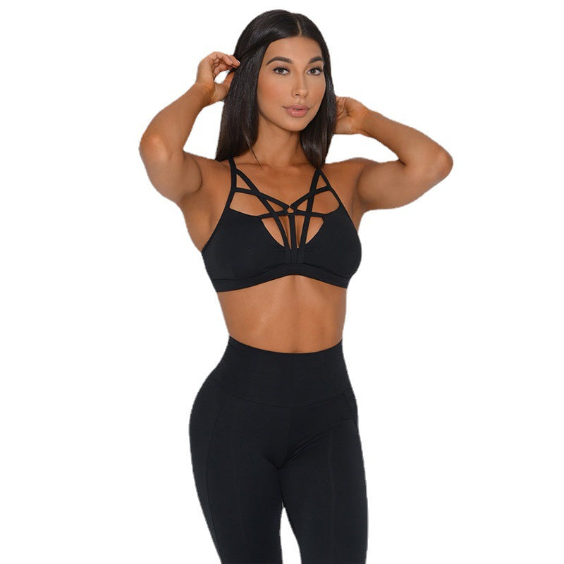 Front Cross Sports Bra