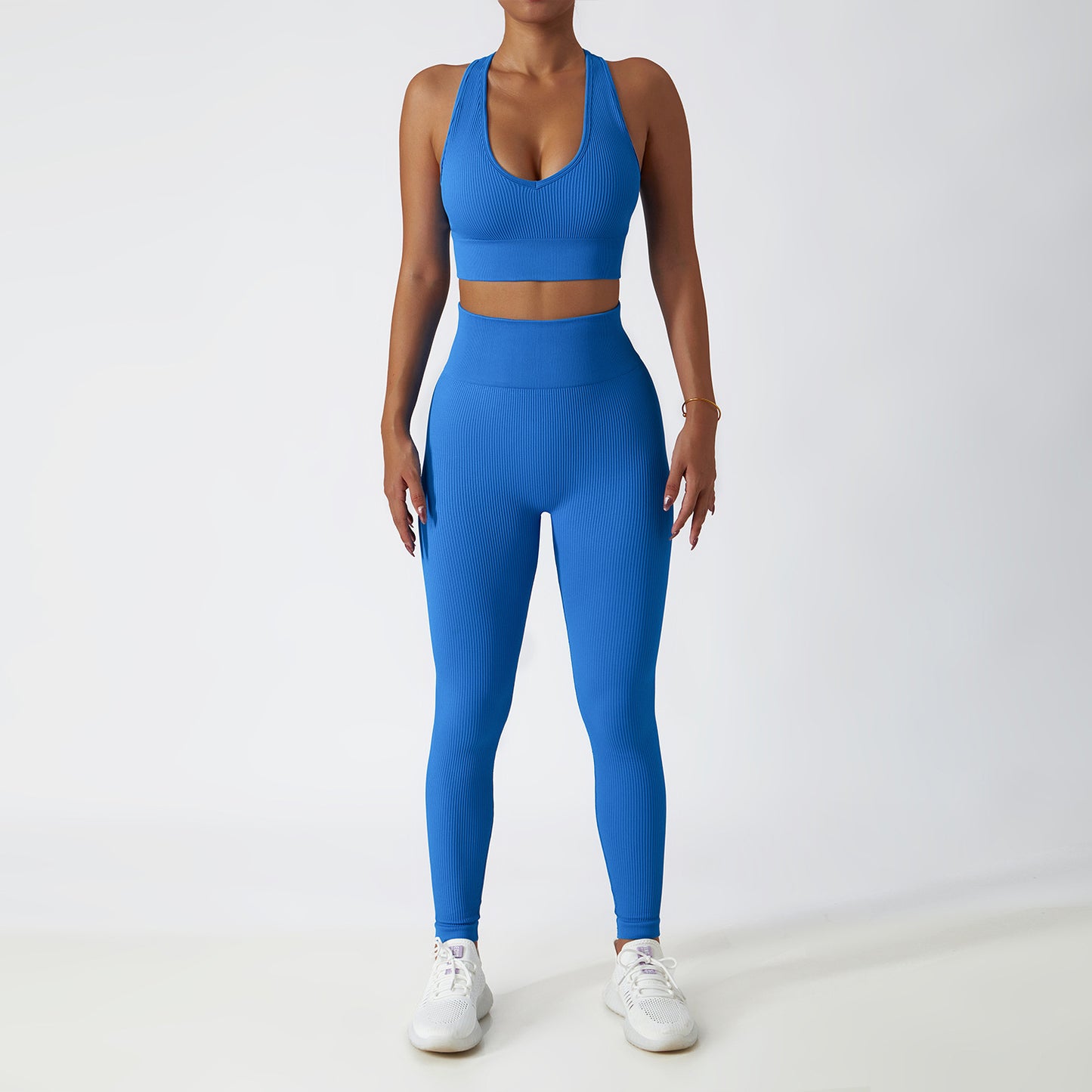 High Waist Crop Top Yoga Set