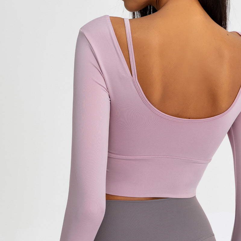 Long Sleeve Yoga Crop Top