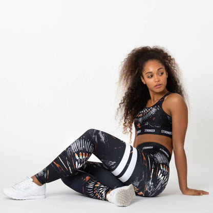 Printed High Waist Yoga Leggings