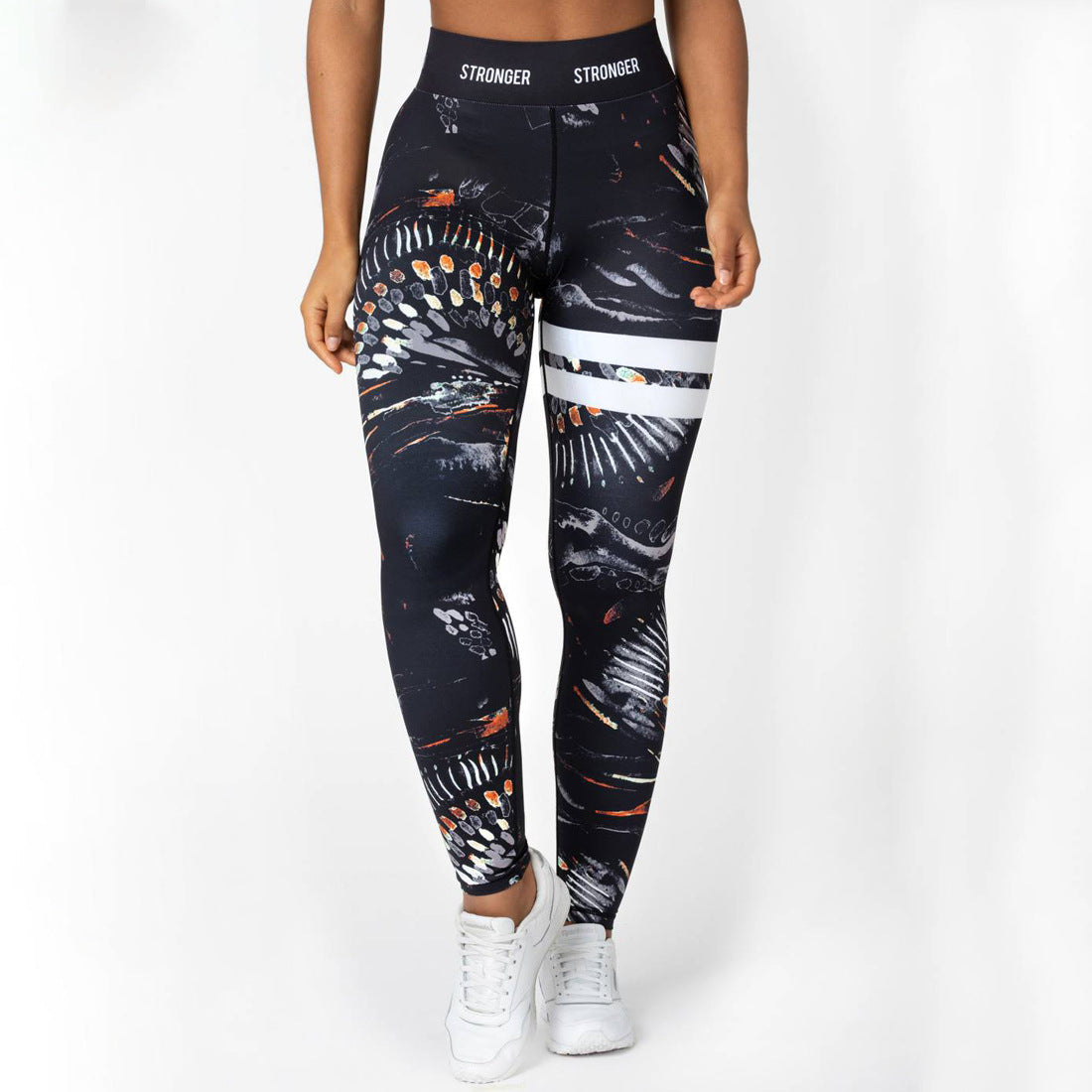 Printed High Waist Yoga Leggings