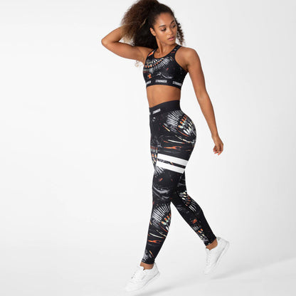 Printed High Waist Yoga Leggings