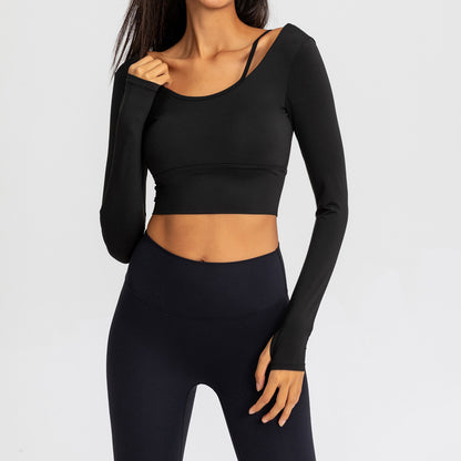 Long Sleeve Yoga Crop Top