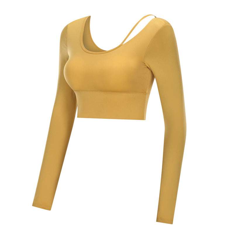 Long Sleeve Yoga Crop Top