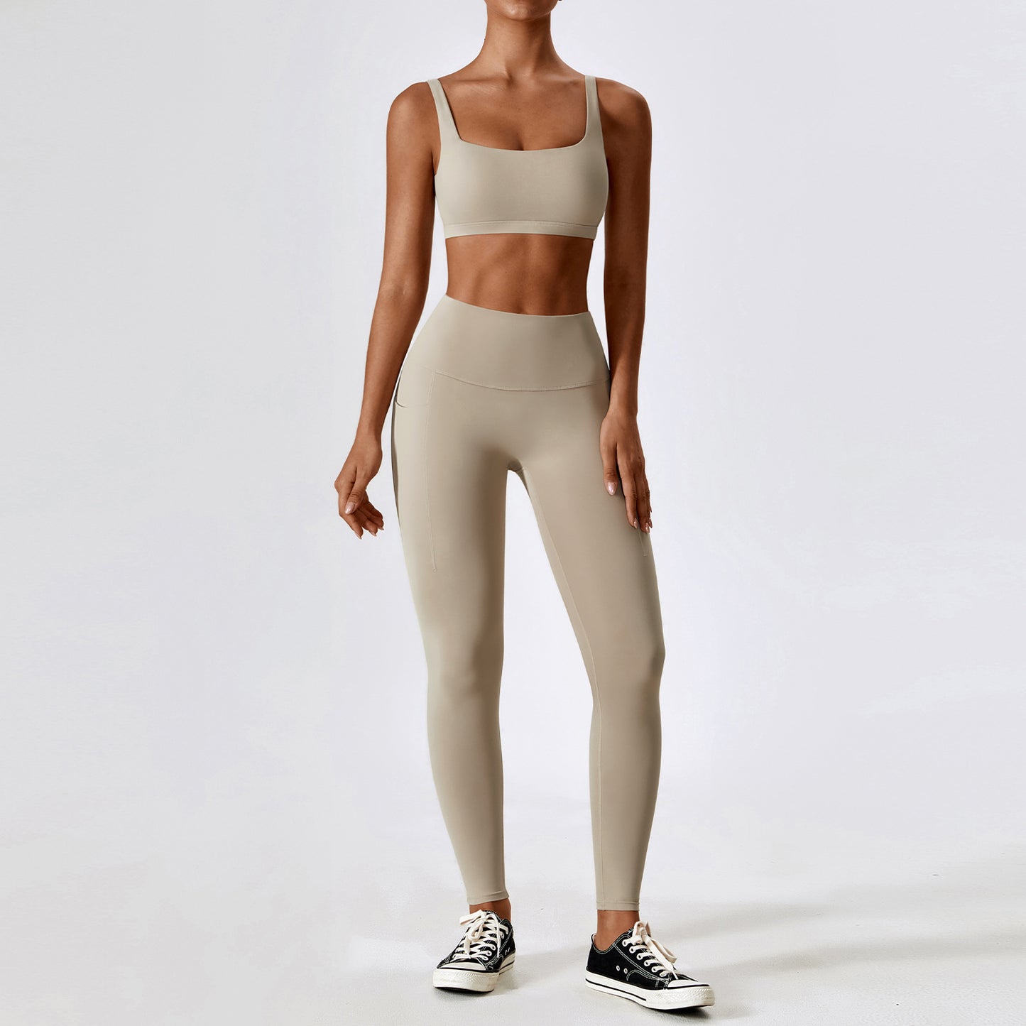 Quick-drying Push-up Beauty Back Leggings Set