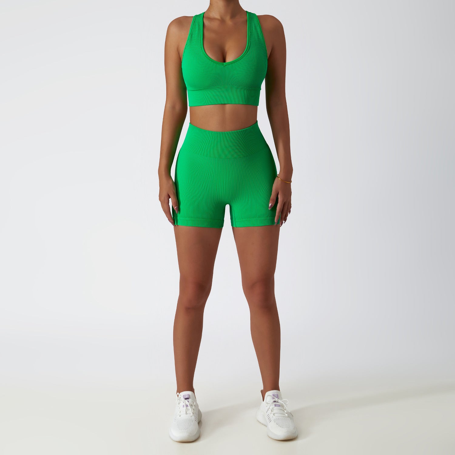 High Waist Crop Top Yoga Set
