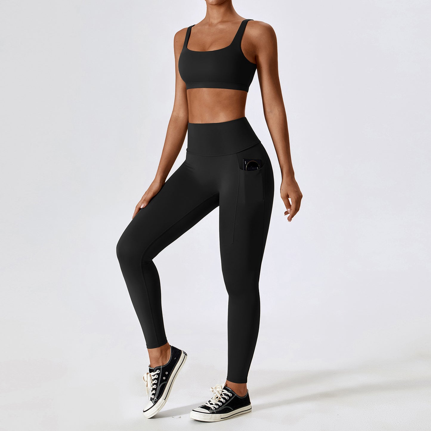 Quick-drying Push-up Beauty Back Leggings Set