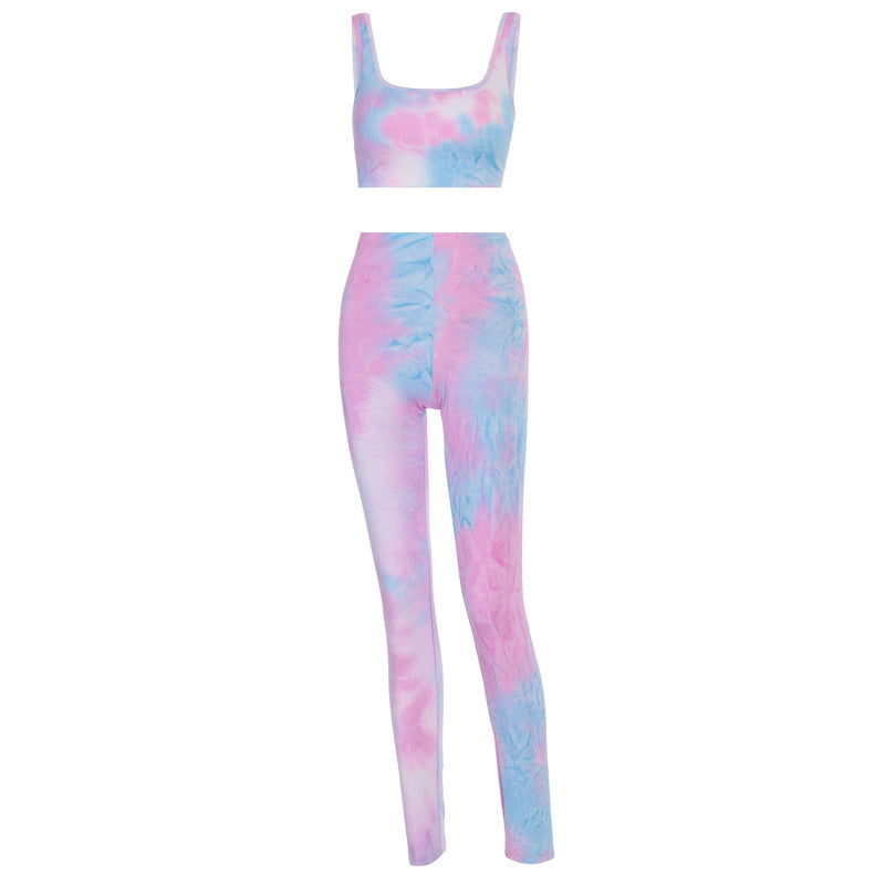 Cotton Candy Yoga Leggings Set