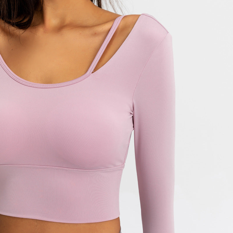 Long Sleeve Yoga Crop Top