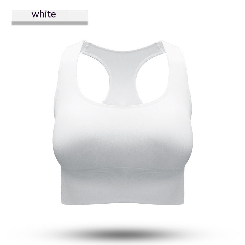 Plain Block Yoga Sports Bra