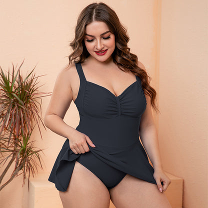 Fashionista Curves Skirted Swimsuit