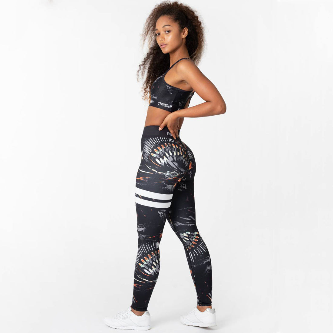 Printed High Waist Yoga Leggings