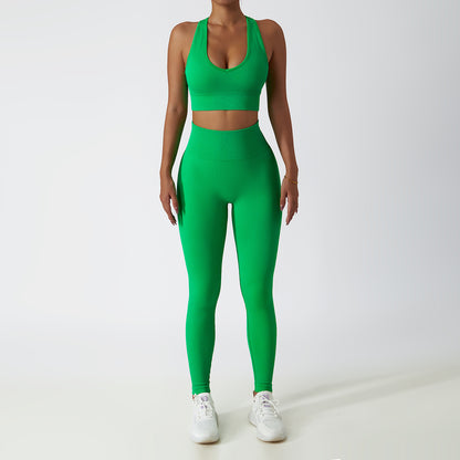 High Waist Crop Top Yoga Set