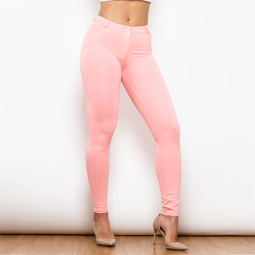 Blush Pink High Waist Lifting Leggings