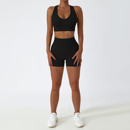 High Waist Crop Top Yoga Set