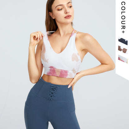 Spot Pattern Sports Bra